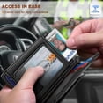 thumbnail image 4 of Cartera delgada BULLIANT con cierre magnético de piel auténtica RFID, 4 of 7
