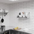 thumbnail image 2 of Express KitchQuip Stainless Steel Wall Shelf with Side Guards (30" Long x 18" Deep), 2 of 4