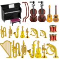 thumbnail image 1 of Set de instrumentos musicales en miniatura Civaner con 24 piezas, 1 of 8