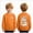 # Orange, variant on Toddler Boys Halloween Shirt for 3t 4t Halloween Kids Skeleton Pumpkin Ghost Shirt Crewneck Long Sleeve Graphic Top Toddler to Youth Boys Clothes Size 3-4 Years