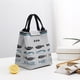 thumbnail image 4 of Bolsa De Fiambrera De Gran Capacidad, Bolsa De Almuerzo De Mano Multiusos, Fácil De Limpiar, Soporte Exquisito Para Fiambrera Para Oficina De Pícnic Al Aire Libre matsuzay HA027083-01, 4 of 6