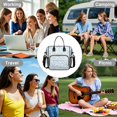 thumbnail image 3 of Laboratory Science Design Large Insulated Lunch Bag – Leakproof Dual Compartment Cooler Tote Adjustable Strap Multi pocket Organizer for Work and Study, 3 of 6