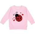 thumbnail image 2 of Inktastic Lady Bug and Hearts Toddler Sweatshirt, 2 of 4