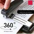 thumbnail image 3 of Office Stapler, Multipurpose 25 Sheet Capacity Desktop Stapler Black  For School For Business, 3 of 8