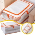 thumbnail image 2 of Underbed Storage Bag - Dustproof, Moistureproof, No Support Frame, Zipper Closure, Handles, for Bedding, Toys, Bedroom Organizer, 2 of 3