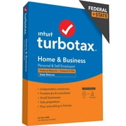 TurboTax Home and Business 2020 Fed Efile State (PC/MAC Disc) (Orange)