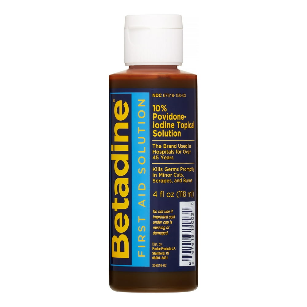 Betadine First Aid Solution, 4 Oz Betadine First Aid Solution, 4 Oz