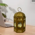 thumbnail image 6 of FFENYAN Gift Mini Lantern With LED Ramadan Lantern Decoration Mini Lantern Decor With Candles Hanging Lanterns For Ramadan Decor Christmas Wedding Table Centerpiece Decor, 6 of 6