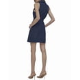 thumbnail image 2 of DKNY womens  Fit & Flare Vest Dress, 8, Blue, 2 of 4