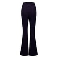 thumbnail image 6 of Deals Clearance under 10.00 Womens Pants Women's Casual Pantsbell-bottoms Solid Waist Long Pants, 6 of 7