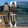 thumbnail image 3 of Paddle Board, 10'6" Inflatable Stand Up Paddle Board with Durable SUP Accessories, Stable Non-Slip Deck, Safety Leash Waterproof Bag for Surfing, Travel, Outdoor Enthusiasts, 3 of 9