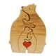thumbnail image 4 of Rompecabezas de madera con forma de oso, juguete de arte, familia de osos, rompecabezas de madera, regalo familiar de madera 4 osos, 4 of 9