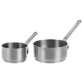 thumbnail image 1 of KAKOWELY Plats à Sauce Ronds en Acier Inoxydable Support de Condiments Argent 2 Pcs pour Usage Domestique, 1 of 8