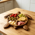 thumbnail image 4 of ACDANC 2026 New Turtle Charcuterie Platter,Ocean Themed Cheese Bread Board,Novelty Serving Tray Board for Cheese Meats Fruit,Animal Design Wood Serving Tray,Unique Birthday Gift (Turtle,11"), 4 of 4
