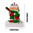 thumbnail image 3 of Twfbrm Family House Personalized Christmas Ornament - Family of Christmas Decorations 2024 Christmas Tree Decoration Gift for Kids, 3 of 5