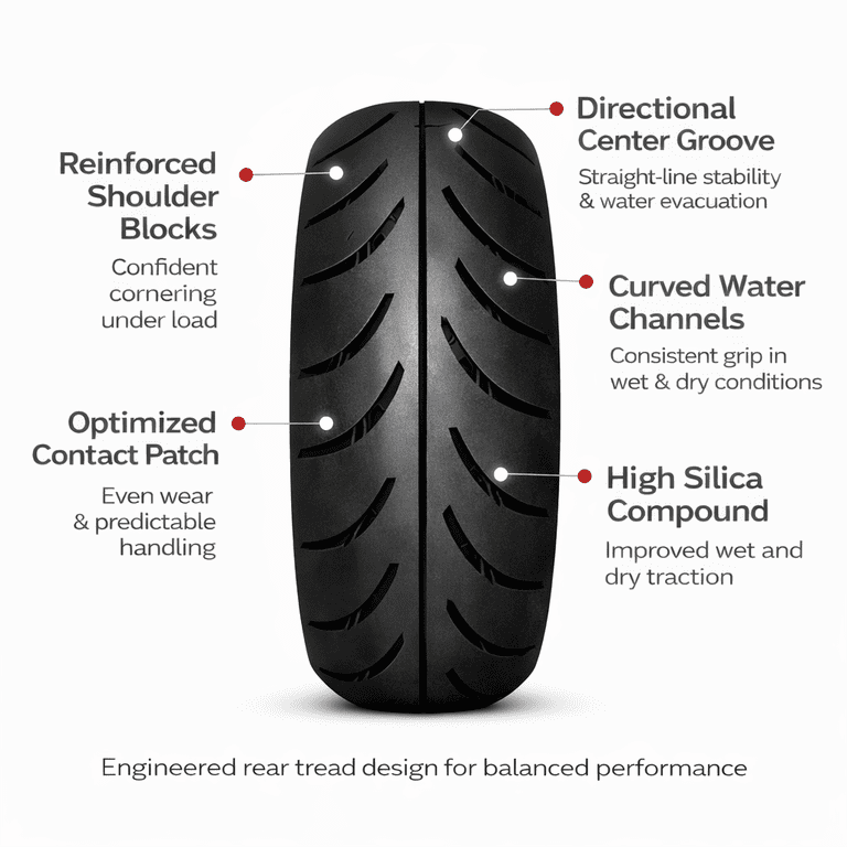 Roadmax Diablo 140/70-17 + 110/70-17 (75H) Motorcycle Tire SET Roadmax Diablo 140/70-17 + 110/70-17 (75H) Motorcycle Tire SET