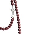 thumbnail image 4 of Set Collar Perlas Triple Aretes Zvezda Plata 0.925 Mujer vino Unitalla, 4 of 4