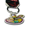 thumbnail image 5 of Dan Morris - Peace Fingers Keychain, Limited Edition Dual Sided Peace Artwork Keyring -1.96"x1.37", 5 of 7