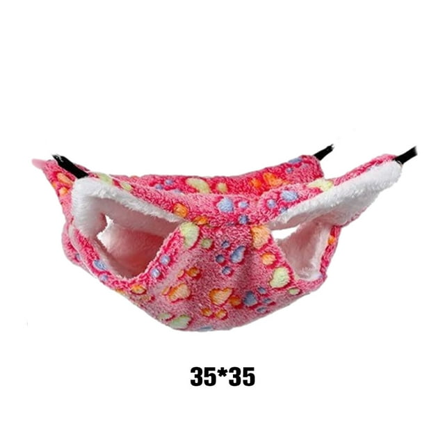 Ruiboury Soft And Warm Guinea Pig Hideout Safe And Relaxing Spot Soft And Reliable Red Feet 35*35