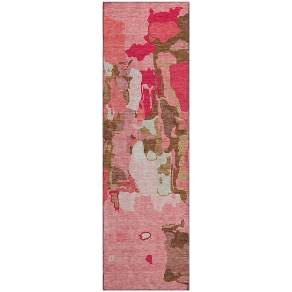 Dalyn Rugs Premium Machine Washable Mayfield AMF1028 Coral 2'3" x 7'6" Runner Rug