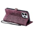 thumbnail image 4 of Style 016 For Xiaomi Redmi Note 14 4G (164.84x78.15x8.16mm) Case Skin Feel Totem Imprinted Wallet Le, 4 of 5