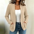 thumbnail image 7 of cocolona Cardigan Sweaters for Women Long Sleeve Open Front Knit Loose Cardigan Fall Solid Color Tops, 7 of 7