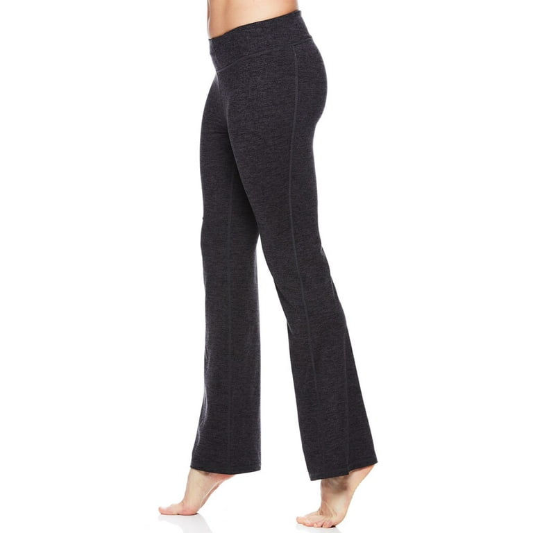 Women's Gaiam Om Marled Midrise Yoga Pants Asphalt 