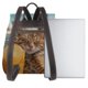 thumbnail image 3 of Fotbe Relaxing Cat With Orange Juice Mochila Bolso con Estampado para Mujer, Mochila Antirrobo de Nylon Impermeable, Bolsa Ligera de Hombro, 3 of 4