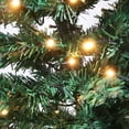 thumbnail image 6 of 6.5FT Flocked Green Artificial Christmas Tree - 719 PVC Branch Tips, Flame-Retardant PVC, Metal Base, Holiday Centerpiece for Home/Living Room, 6 of 9