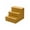 Honey Mustard, variant on Kings Brand Furniture Wood 3-Step Stool 14"H for Bedroom Kitchen, Black