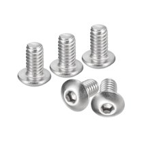#8-32x5/16" Button Head Socket Cap Screws, 100 Pack 304 Stainless Steel Screws