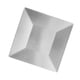 thumbnail image 2 of Accesorio de aluminio del escudo del reflector del calentador de 4 lados al aire libre para los calentadores al aire libre del tubo de vidrio Distancia del agujero 11 cm., 2 of 8