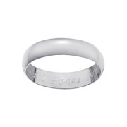 Personalized Sterling Silver Message Ring