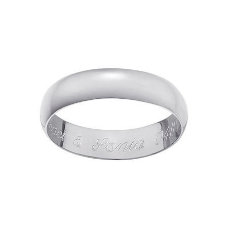Personalized Sterling Silver Message Ring