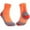 Orange, variant on Iugvhana Cycling Crew Socks for Men - Moisture Wicking & Reinforced Cushion for Marathon, Hiking, Outdoor - Athletic Performance Socks Gray Free Size