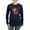 Navy, variant on CafePress - Noel Turtle Long Sleeve T Shirt - Women's Long Sleeve Graphic Tee Casual Fit