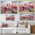 thumbnail image 4 of Designart "Blossoming Tranquility Pink and White Orchid Tree I" Landscapes Framed Wall Art Decor - Country White Tree Bedroom Framed Canvas Wall Art, 4 of 6