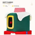thumbnail image 4 of Cat House DWVO de 3 plantas para gatos grandes de interior, 60 cm de altura, color verde, 4 of 6