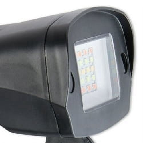 Indoor/Outdoor 3-Color Changing LED Christmas Floodlight, Black, 4', by Holiday Time