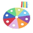 thumbnail image 2 of Juego de topo con paracaídas, juego para niños con topo de paracaídas, juego interactivo de topo con paracaídas, juego de topo con paracaídas al aire libre, muy versátil, 2 of 8