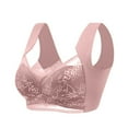 thumbnail image 2 of Zen Chic Bras for Women - No Underwire Seamless Push Up Bra, Full Coverage Anti Sagging Posture Correcting Ice Silk Athletic Bralettes Coffee 38, 2 of 6