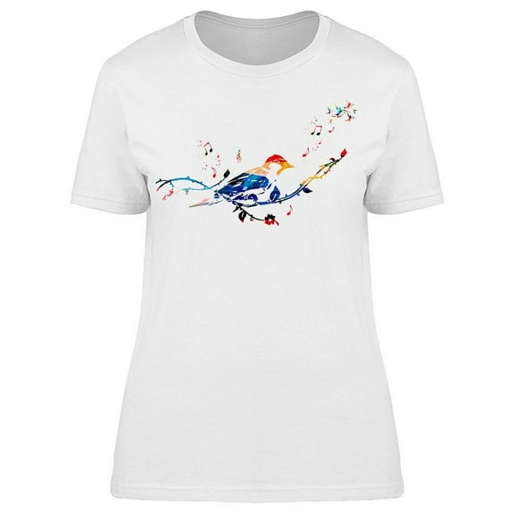 Colorful  Bird Hummingbirds T-Shirt Women -Image by Shutterstock, Female Medium