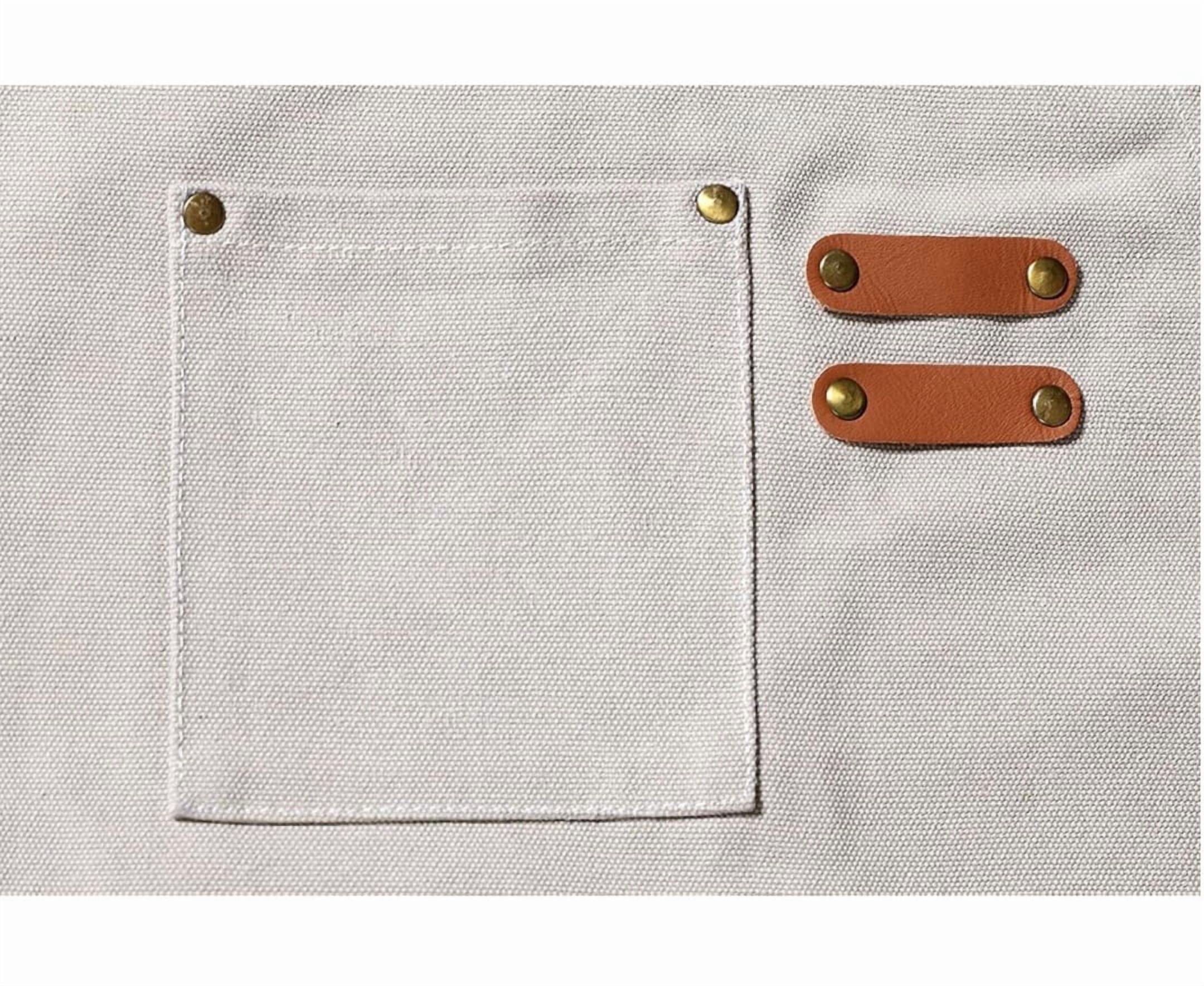 Dye Dirty LLC, 3-Pocket BBQ Sauce Fun Cooking Apron with Leather Accents