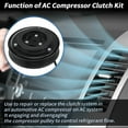 thumbnail image 3 of Kit de embrague de compresor de aire acondicionado para Chevrolet Equinox Impala Limited 3.6L para GMC Terrain para Cadillac XTS para Buick LaCrosse conjunto de embrague de compresor de CVC, 3 of 7