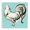 Modern Rooster Illustration, variant on Stupell Industries Farmhouse Blooming Cowgirl Hen Canvas Art, 17 x 17, by Ziwei Li