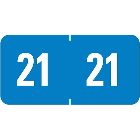 Smead ETS Color-Coded Year Label, 2021, Label Sheet, Light Blue, 250 Per Pack (67921) | Walmart ...