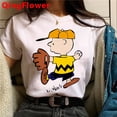 thumbnail image 1 of Snoopy Camiseta Ropa Mujer kawaii Pareja Impresión Estética casual streetwearpangjing, 1 of 4