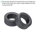 thumbnail image 4 of Unique Bargains Ferrite Toroid Core, Toroid Core 0.9' ODx0.5' IDx0.4' H, Black 20 Pack, 4 of 5