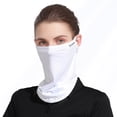 thumbnail image 1 of Bufanda facial unisex Mascarilla facial de seda de hielo transpirable Ajustable delgada para golf al aire libre, 1 of 9