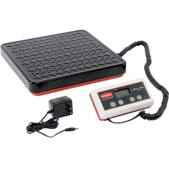 RUBBERMAID Digital Weighing Scale - 400-Lb./180-Kilogram Capacity